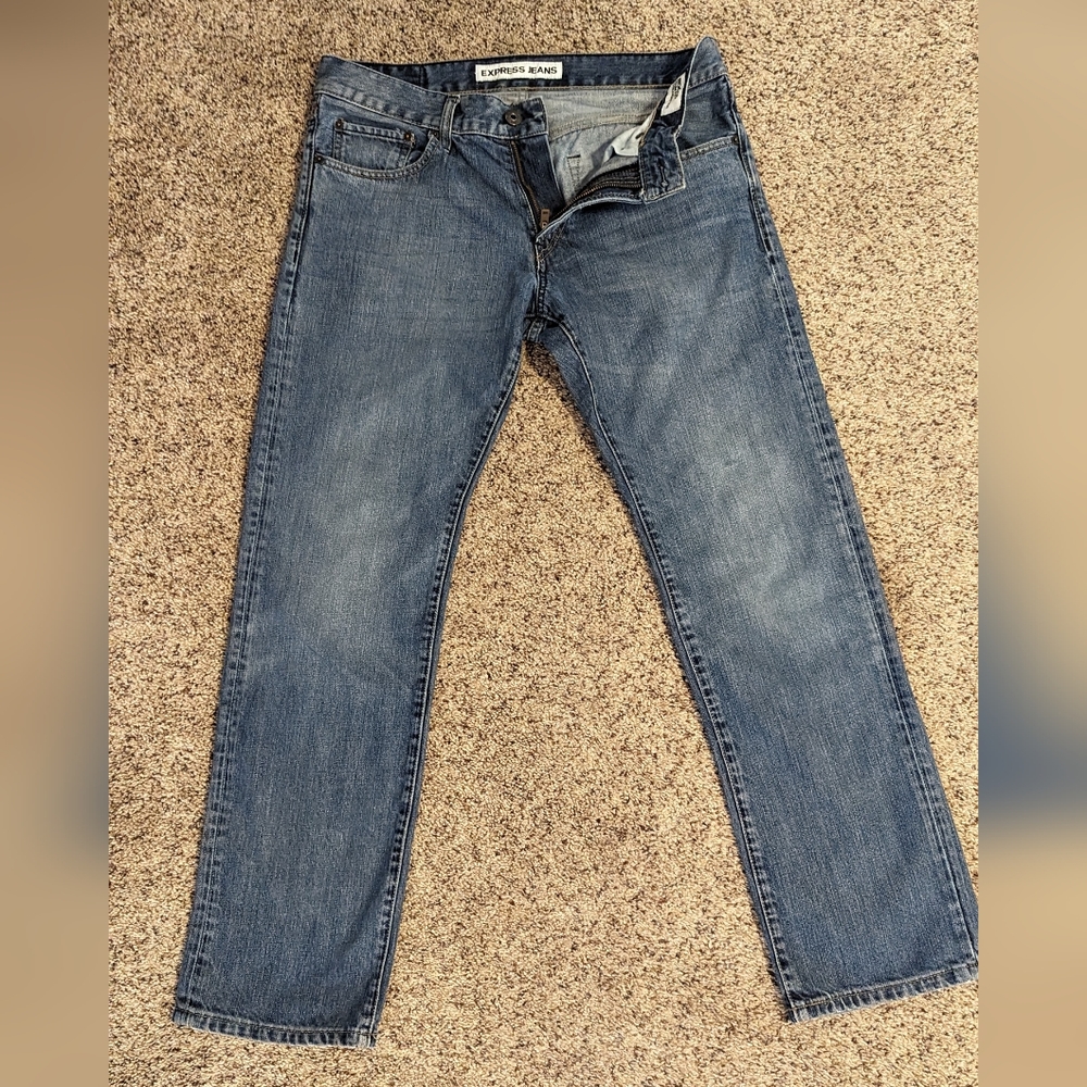 Express Jeans. Rocco Slim fit straight leg. 32x32